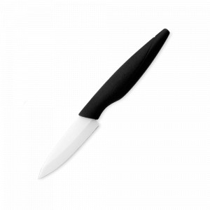 Нож кухонный для чистки, 8 см, керамика, черная рукоять, серия Ceramic, TARRERIAS BONJEAN, Франция, НОВИНКИ