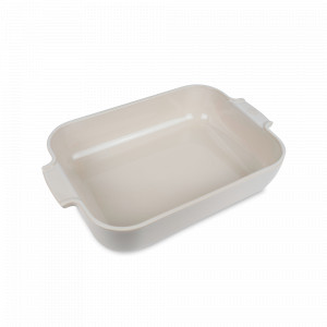 Форма для запекания прямоугольная, 36 х 22 см, 3.8 л, керамика, кремовый, серия Ecru, PEUGEOT CERAMIC, Франция, Скидка до -35% на PEUGEOT CERAMIC