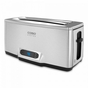 Тостер, нержавеющая сталь, пластик, черный, стальной, CASO, Германия, CASO (Германия)
