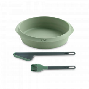 Набор для аэрогриля, 3 предмета, силикон, темно-зеленый, LEKUE, Испания, Печи