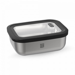 Контейнер прямоугольный для пищевых продуктов Provido, 600 мл, нержавеющая сталь, пластик, стальной, GEFU, Германия, Контейнеры и термосы GEFU