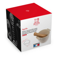 Ступка с пестиком «Ecru», 550 мл, 16.8 см, мрамор, бежевый, серия Appolia, PEUGEOT VIN, Франция_00816920045443881350.jpg