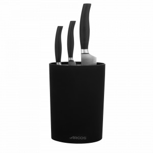 Набор из 3-х ножей с черной подставкой, серия Clara, ARCOS, Испания, Набор ножей