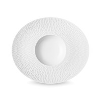 Блюдо овальное BLANC, 30 х 26 см, 170 мл, фарфор, белый, серия Boreal Satin, GUY DEGRENNE, Франция