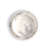 Сервиз обеденный на 6 персон «Олень и шишки», 18 предметов, керамика, белый, декор, серия Maral, ANNA LAFARG, Китай_00820930061216019131.jpg