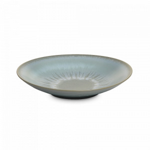 Салатник Blue, 27.5 см, каменная керамика, голубой, серый, серия Tungi, ROOMERS TABLEWARE, Нидерланды, Салатники, чаши сервировочные