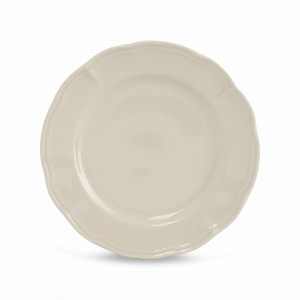 Тарелка обеденная, 27 см, фарфор, молочный, декор, серия Rustic, ANNA LAFARG, Китай, Rustic ANNA LAFARG