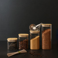 Банка для хранения, 1,1 л, боросиликатное стекло, бамбук, прозрачный, SMART SOLUTIONS, Россия_00811250044407857387.jpg