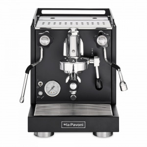 Кофемашина полупрофессиональная эспрессо Cellini Classic, нержавеющая сталь, пластик, черный матовый, LA PAVONI, Италия, Кофемашины LA PAVONI