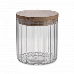 Банка для сыпучих продуктов, 500 мл, стекло, бамбук, серия Grand, ANNA LAFARG, Китай, Grand ANNA LAFARG