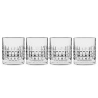 Набор из 4-х стаканов для виски CHARME, 380 мл, бессвинцовый хрусталь, серия Mixology, LUIGI BORMIOLI, Италия