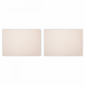 Набор из 2-х подстановочных прямоугольных салфеток, 33 х 48 см, пвх, кремовые, серия Oak, WO HOME, Германия, Салфетки подстановочные
