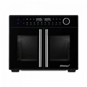 Печь - аэрогриль с 2-мя камерами по 12 л, нержавеющая сталь, черный, STEBA, Германия, STEBA (Германия)