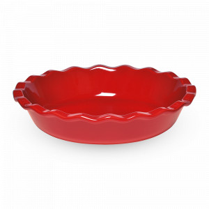Керамическая круглая форма для выпечки, 1,2 л, 26 x 26 x 5,5 см, гранат, серия Natural Chic, EMILE HENRY, Франция, EMILE HENRY (Франция)