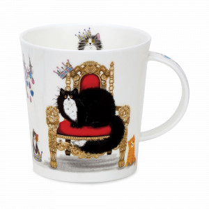 Кружка «Королевская черная кошка», 320 мл, костяной фарфор, декор, серия Lomond, DUNOON, Великобритания, DUNOON (Великобритания)