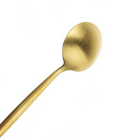 Набор столовых приборов на 6 персон, 24 предметов, матовое покрытие, золотистый, серия Moon Gold Brushed, CUTIPOL, Португалия_00799830058607936218.jpg