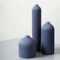 Свеча декоративная, 16.5 см, фиолетовый, серия Edge, TKANO, Россия_00810420040917028233.jpg