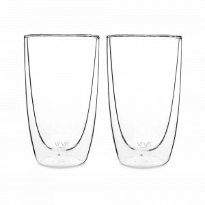 Набор из 2-х термобокалов, 460 мл, боросиликатное стекло, прозрачный, серия Lauren, VIVA Scandinavia, Дания, Набор термостаканов