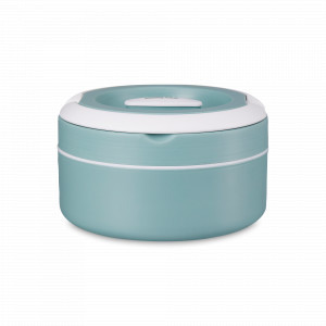 Термос для еды, 2 яруса, 1.8 л, нержавеющая сталь, пластик ABS, зеленый, PINNACLE, Индия, Термосы