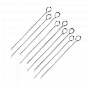 Шампур для мясных рулетов Volte, 10 штук, 10 см, нержавеющая сталь, GEFU, Германия, Аксессуары для гриля