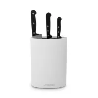 Набор из 3-х кухонных ножей с белой подставкой, серия Universal, ARCOS, Испания, 