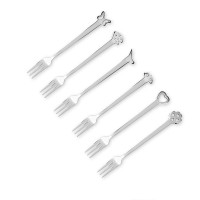 Набор вилок для закусок, 6 штук, серия Evento, THE LUXURY ART MEPRA, Италия