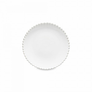 Тарелка десертная White, 17 см, керамика, белый, серия Pearl, COSTA NOVA, Португалия, Pearl COSTA NOVA