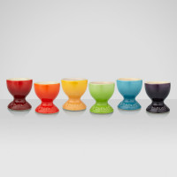 Набор из 6-ти подставок для яиц, 5,9 см, керамика, серия Rainbow, LE CREUSET, Франция_00801110067538322862.jpg