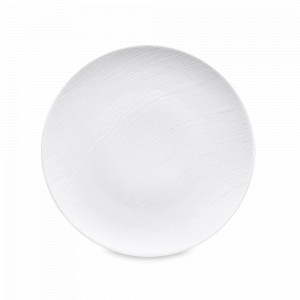 Тарелка десертная Blanc, 24 см, фарфор, белый, серия Rivage, GUY DEGRENNE, Франция, Тарелки белые