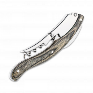 Штопор сомелье Nebbiolo Grand crue для длинных пробок, 14 см, нержавеющая сталь, дерево, коричневый, LEGNOART, Италия, LEGNOART (Италия)