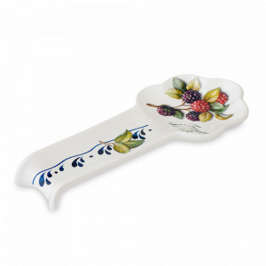 Подставка для ложки, 28 см, керамика, декор, серия Frutti di Bosco, NUOVA CER, Италия, Frutti di Bosco NUOVA CER