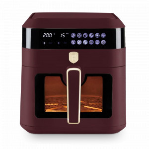 Аэрогриль электрический, 6.3 л, пластик, матовый бордо, серия Leonardo, BERLINGER HAUS, Венгрия, BERLINGER HAUS (Венгрия)