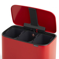 Контейнер для мусора, 3 х 11 л, нержавеющая сталь, красный, серия BO TOUCH BIN, BRABANTIA, Бельгия_00795980046132309758.jpg