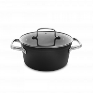 Кастрюля с крышкой d 20 см, объем 2,6 л, кованый алюминий с антипригарным покрытием, серия Samoa, ARCOS, Испания, Посуда Arcos