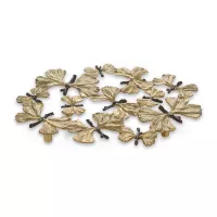 Подставка под горячее «Бабочки гинкго», 28 х 20 см, нержавеющая сталь, серия Butterfly Ginkgo, MICHAEL ARAM, США, 