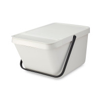 Ведро для мусора Stackable, 20 л, пластик, светло-серый, серия SORT GO, BRABANTIA, Бельгия