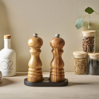 Подставка для мельниц, 18.7 см, бамбук, черный, серия Linea, PEUGEOT, Франция_00818560063163975918.jpg