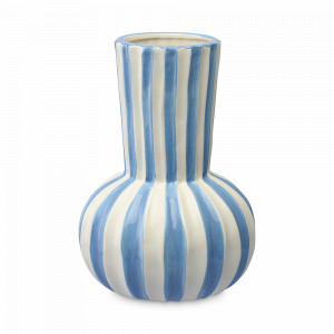 Ваза Carousel, 20 см, доломит, белый, голубой, серия Easter Essential, TKANO, Россия, Вазы для цветов