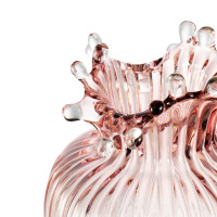 Ваза Роялти, 24.5 см, стекло, розовый, Rasteli, Бельгия_00812030042097126785.jpg