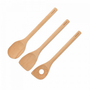 Набор кухонных принадлежностей 3 предмета, дерево бук, серия Profile New, BRABANTIA, Бельгия, Кухонные принадлежности BRABANTIA