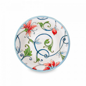 Салатник порционный, 15.8 см, фарфор, белый, декор, серия Botanical Spiral, GRACE BY TUDOR, Великобритания, GRACE BY TUDOR (Великобритания)