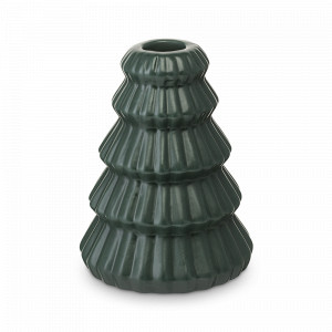 Подсвечник Nordic mood, 13 см, доломит, зеленый, серия New Year Essential, TKANO, Россия, Подсвечники и канделябры