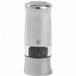 Мельница для перца электрическая 14 см, акрил/хромированный пластик, серия Zeli, PEUGEOT, Франция, PEUGEOT (Франция)
