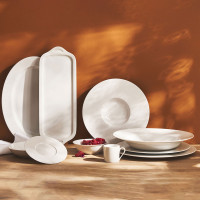 Салатник BLANC, 18.5 см, фарфор, белый, рельеф, серия Collection L, GUY DEGRENNE, Франция_00815270076816274893.jpg