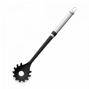 Ложка для спагетти, 35,5 см, нержавеющая сталь, пластик, черный, серия Profile, BRABANTIA, Бельгия, Кухонные ложки