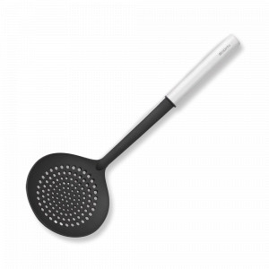 Шумовка , 38,6 см, нержавеющая сталь, нейлон, черный, серия Profile New, BRABANTIA, Бельгия, Шумовки