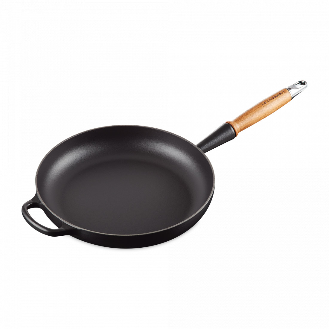 Сковорода , 28 см, чугун, черный, серия Matte Black, LE CREUSET, Франция