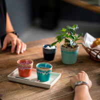 Стакан для кофе Aqua, 190 мл, керамика, голубой, серия Grespresso, COSTA NOVA, Португалия_00814370003667186104.jpg