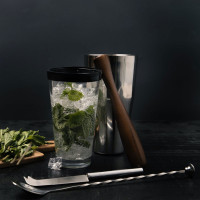 Набор для коктейлей Mojito, 4 предмета, нержавеющая сталь, серия Bar Craft, KITCHEN CRAFT, Великобритания_00818450048940176994.jpg