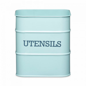 Емкость для кухонных принадлежностей, 16 х 15 см, металл, голубой, серия Living Nostalgia, KITCHEN CRAFT, Великобритания, Kitchen Craft Living Nostalgia